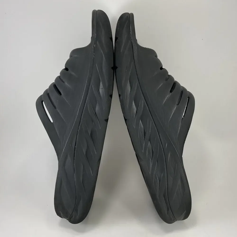 Hoka One One Ora Recovery Slide 2 Mens Size 13 Black Black Sandals